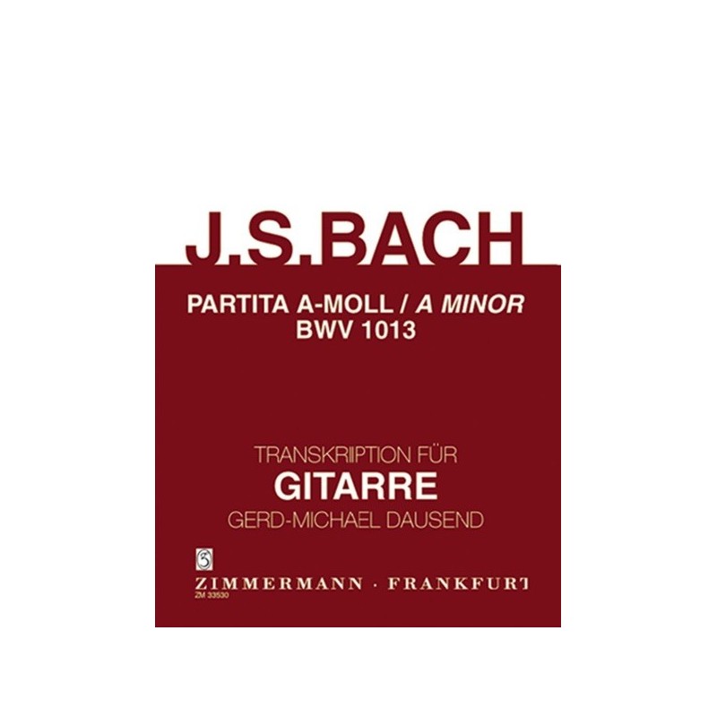 Partita A Minor BWV 1013 For Guitar 
