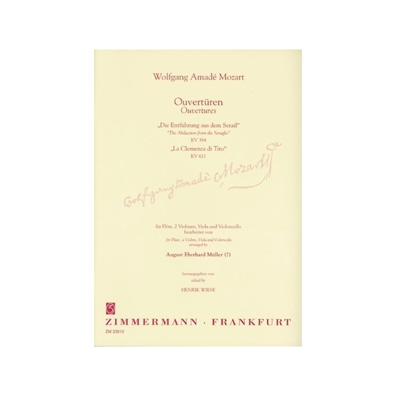 Ouvertüren Zu Die Entführung 