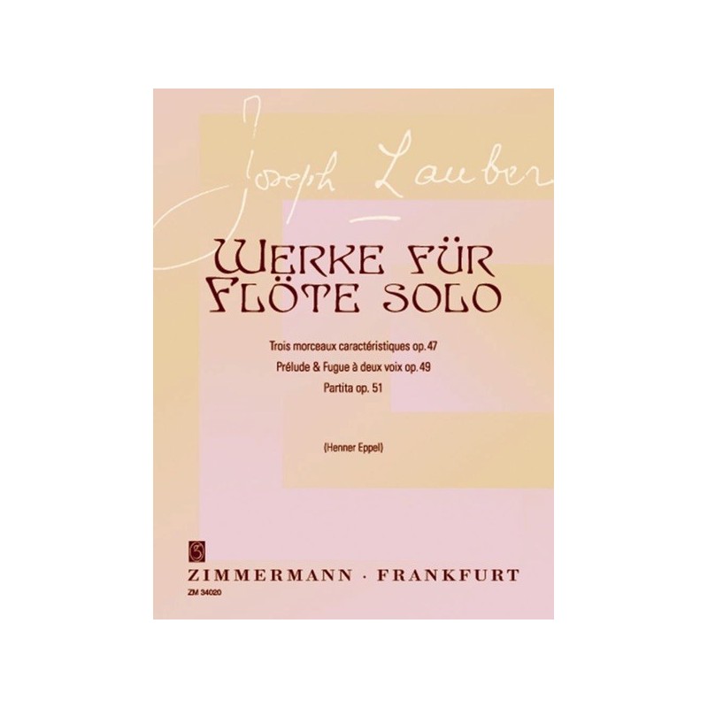 Partita-Prélude & Fugue à 2 voix pour flûte seule 