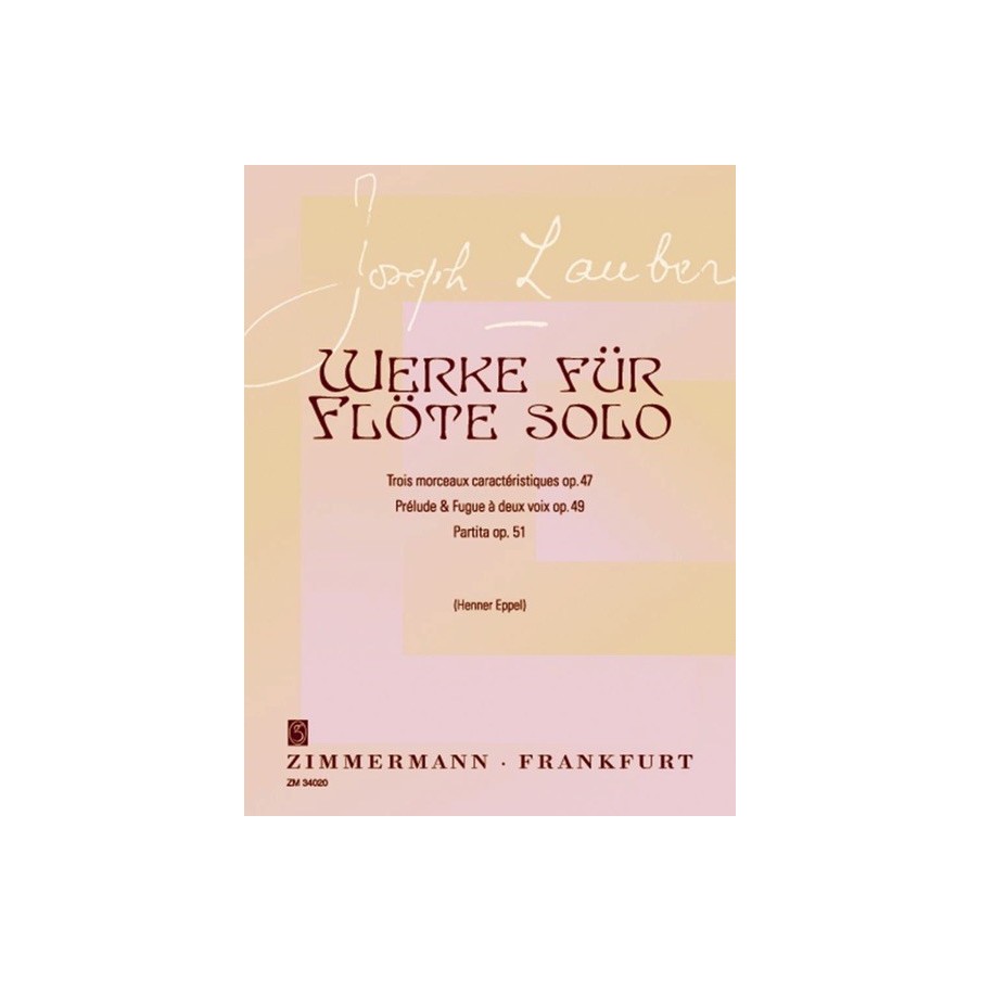 Partita-Prélude & Fugue à 2 voix pour flûte seule 
