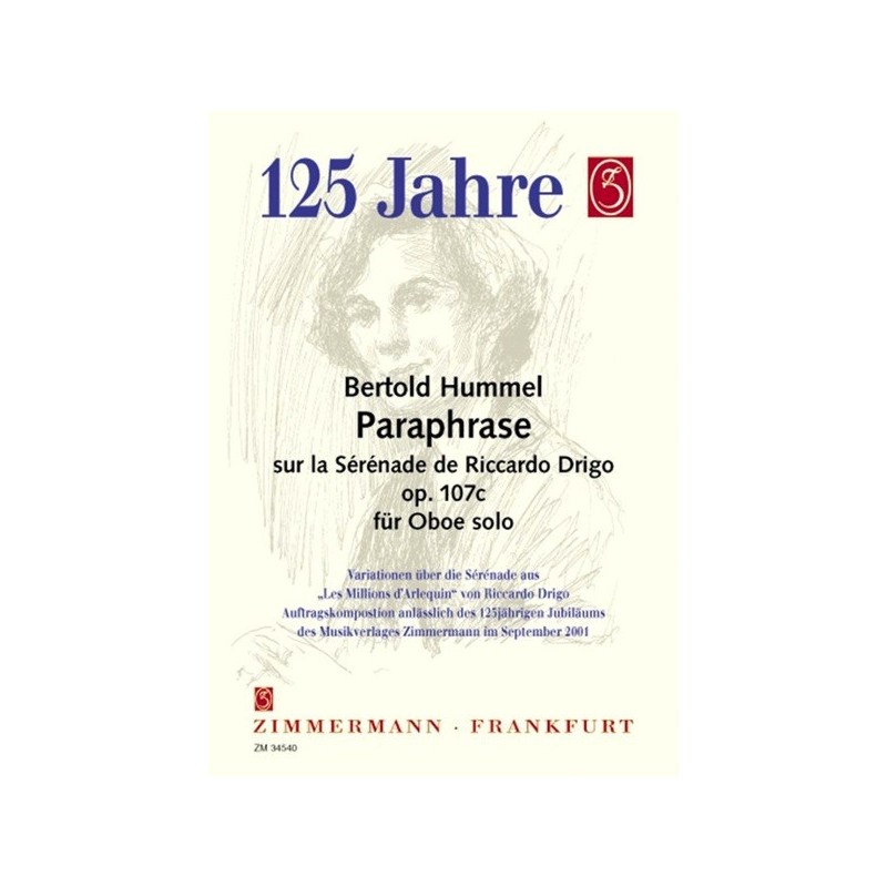 Paraphrase Sur La Sérénade De Riccardo Drigo 