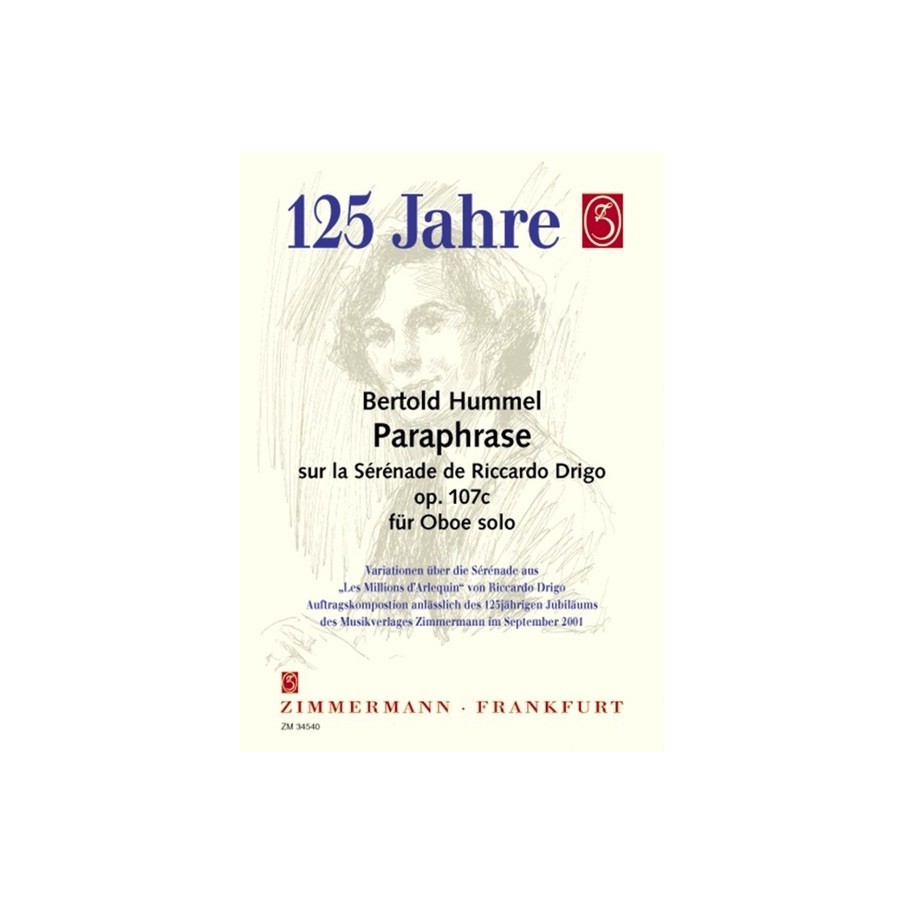 Paraphrase Sur La Sérénade De Riccardo Drigo 