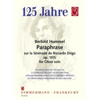 Paraphrase Sur La Sérénade De Riccardo Drigo 