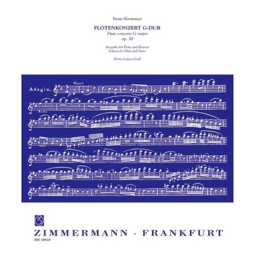 Flotenkonzert G-Dur Opus 30 