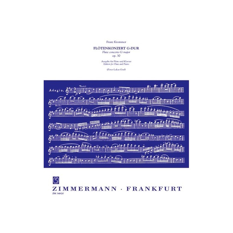 Flotenkonzert G-Dur Opus 30 