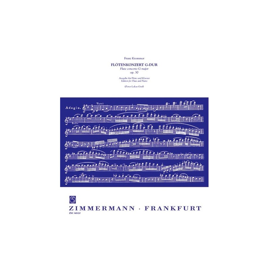 Flotenkonzert G-Dur Opus 30 