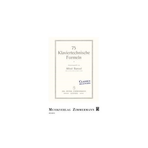 75 Klaviertechnische Formeln