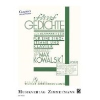 Fünf Gedichte von Hermann Hesse op. 14 