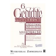 6 Gedichte von Klabund op. 15 