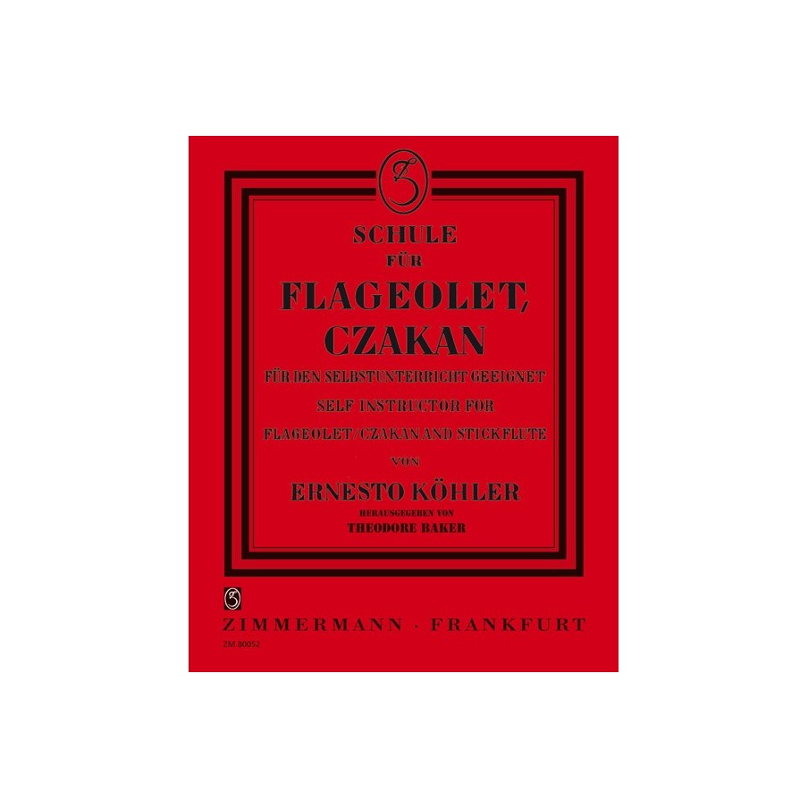 Schule Fur Flageolet 