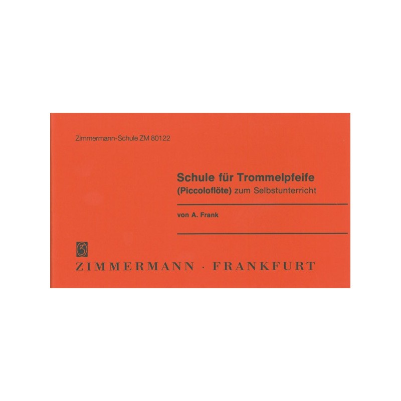 Schule Fur Piccoloflote 