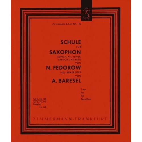 Schule für Saxophon Teil 1 