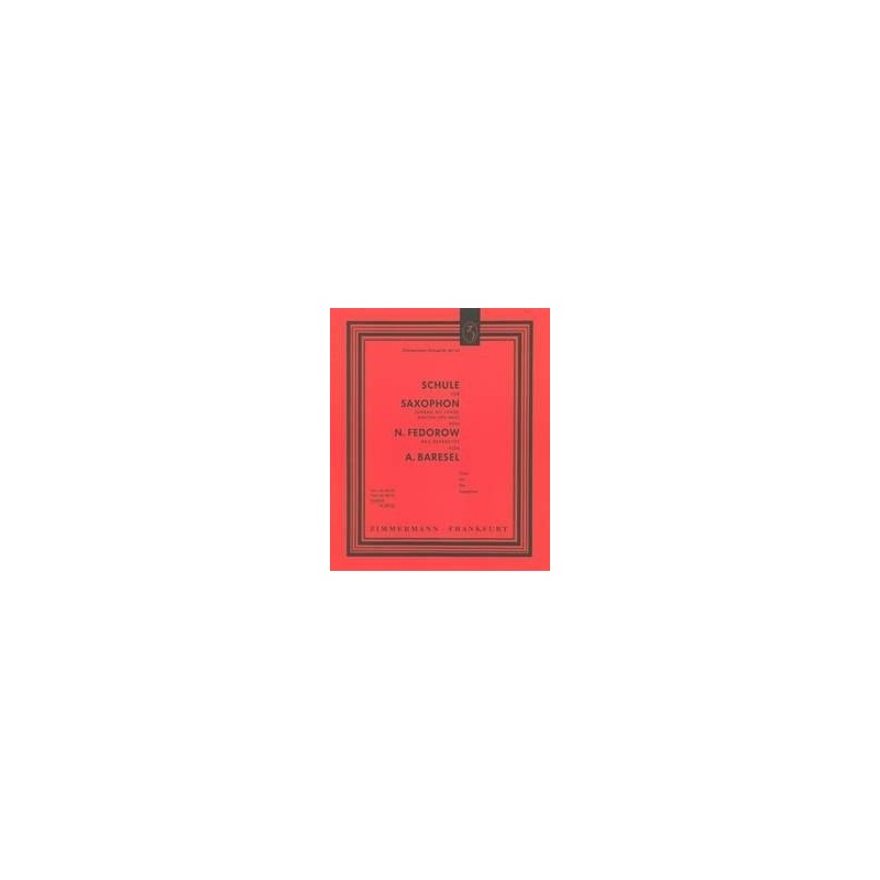 Schule Fur Saxophone (Compleet) 