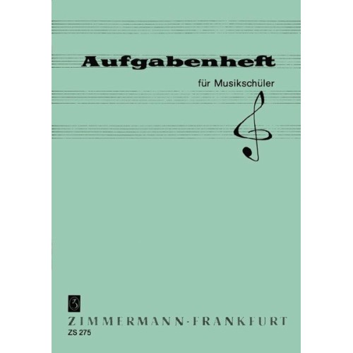 Aufgabenheft für Musikschüler 