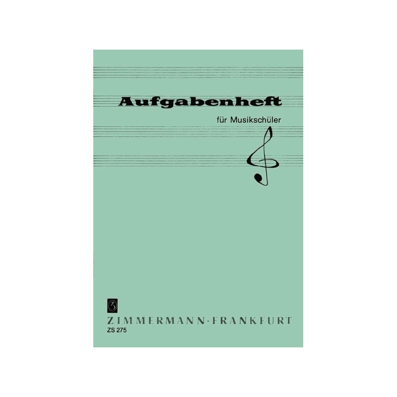 Aufgabenheft für Musikschüler 