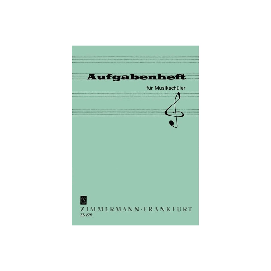 Aufgabenheft für Musikschüler 