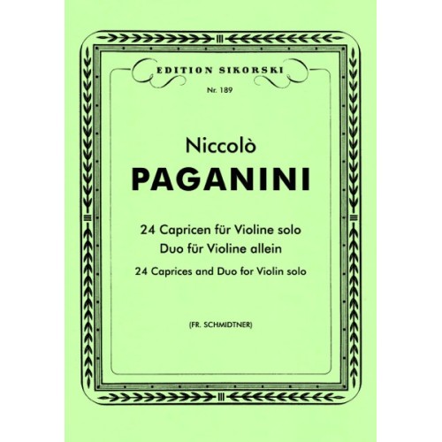24 Capricen / Duo op. 1